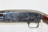 c1949 DUCK & DOG Engraved WINCHESTER Model 12 SLIDE ACTION 12G Shotgun C&RWith Poly Choke - 4 of 24