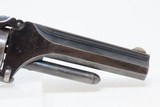 Antique SMITH & WESSON No. 1 1/2 First Issue .32 Caliber Rimfire REVOLVER“WILD WEST” Spur Trigger with Blue Finish - 16 of 16