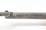 ENGRAVED Antique AUGUSTE FRANCOTTE Boxlock Percussion Pistol w/SNAP BAYONET Mid-1800s BELGIAN Self Defense Pocket / Muff Pistol - 13 of 21