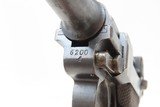 WORLD WAR I Dated DWM German LUGER P.08 9mm Semi-Automatic PISTOL C&RBRITISH Capture/Bringback Proof Marks - 13 of 18