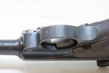 WORLD WAR I Dated DWM German LUGER P.08 9mm Semi-Automatic PISTOL C&RBRITISH Capture/Bringback Proof Marks - 11 of 18
