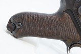 WORLD WAR I Dated DWM German LUGER P.08 9mm Semi-Automatic PISTOL C&RBRITISH Capture/Bringback Proof Marks - 16 of 18
