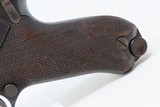WORLD WAR I Dated DWM German LUGER P.08 9mm Semi-Automatic PISTOL C&RBRITISH Capture/Bringback Proof Marks - 1 of 18