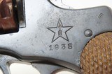 RUSSIAN WWII Soviet NAGANT Model 1895 TULA Arsenal Revolver EASTERN FRONT TULA Arsenal Nagant Revolver Made in 1938 - 7 of 22