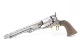 c1863 Antique CIVIL WAR COLT US Model 1860 ARMY .44 Cal Percussion REVOLVER Revolver Used Past the Civil War into the WILD WEST - 2 of 19