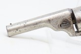 c1873 Antique CIVIL WAR COLT Model 1862 Pocket NAVY .38 RIMFIRE RevolverWith Stagecoach Holdup Cylinder Scene & Nickel Finish - 5 of 19