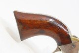c1873 Antique CIVIL WAR COLT Model 1862 Pocket NAVY .38 RIMFIRE RevolverWith Stagecoach Holdup Cylinder Scene & Nickel Finish - 17 of 19