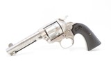 First Generation COLT “Bisley” SINGLE ACTION ARMY .38 Cal. WCF C&R Revolver NICKEL PLATED SAA in .38-40 WCF Manufactured in 1906 - 2 of 19