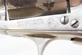 First Generation COLT “Bisley” SINGLE ACTION ARMY .38 Cal. WCF C&R Revolver NICKEL PLATED SAA in .38-40 WCF Manufactured in 1906 - 7 of 19