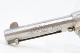 First Generation COLT “Bisley” SINGLE ACTION ARMY .38 Cal. WCF C&R Revolver NICKEL PLATED SAA in .38-40 WCF Manufactured in 1906 - 5 of 19