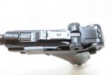 World War II THIRD REICH German MAUSER “byf” Code “41” Date LUGER PistolGerman Semi-Auto Sidearm with EAGLE/655 Proof - 8 of 19