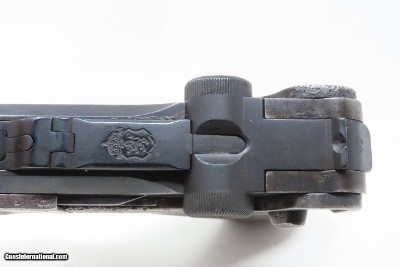 Rare DWM BULGARIAN CONTRACT Model 1908 9x19mm LUGER PISTOL C&R ParabellumWORLD WAR I & II Military Pistol with HOLSTER - Image 8 of 21