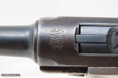Rare DWM BULGARIAN CONTRACT Model 1908 9x19mm LUGER PISTOL C&R ParabellumWORLD WAR I & II Military Pistol with HOLSTER - Image 9 of 21