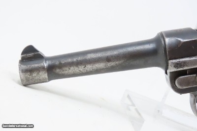 Rare DWM BULGARIAN CONTRACT Model 1908 9x19mm LUGER PISTOL C&R ParabellumWORLD WAR I & II Military Pistol with HOLSTER - Image 6 of 21