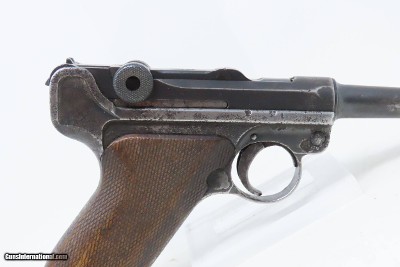 Rare DWM BULGARIAN CONTRACT Model 1908 9x19mm LUGER PISTOL C&R ParabellumWORLD WAR I & II Military Pistol with HOLSTER - Image 19 of 21