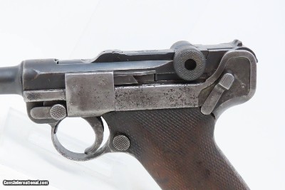 Rare DWM BULGARIAN CONTRACT Model 1908 9x19mm LUGER PISTOL C&R ParabellumWORLD WAR I & II Military Pistol with HOLSTER - Image 5 of 21