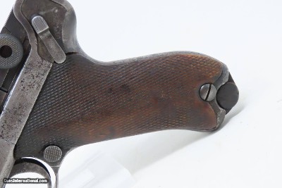 Rare DWM BULGARIAN CONTRACT Model 1908 9x19mm LUGER PISTOL C&R ParabellumWORLD WAR I & II Military Pistol with HOLSTER - Image 4 of 21