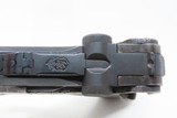 Rare DWM BULGARIAN CONTRACT Model 1908 9x19mm LUGER PISTOL C&R Parabellum
WORLD WAR I & II Military Pistol with HOLSTER - 8 of 21