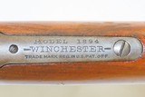 WINCHESTER Model 1894 .30 WCF Lever Action C&R Sporting SADDLE RING CarbinePre-WORLD WAR I Era Hunting/Sporting Repeating Rifle! - 11 of 20
