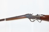 1870s Antique J.M. MARLIN .22 S, L, LR RIMFIRE Ballard No. 2 SPORTING Rifle Single Shot Falling Block w/Octagon Barrel - 4 of 19