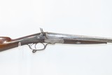 Antique ENGRAVED British FREDERIC T. BAKER Double Barrel “HAMMER” ShotgunUNDERLEVER English Fowling Piece - 18 of 21