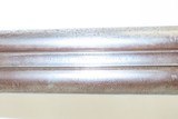 Antique ENGRAVED British FREDERIC T. BAKER Double Barrel “HAMMER” ShotgunUNDERLEVER English Fowling Piece - 11 of 21