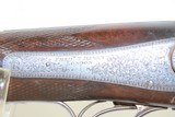 Antique ENGRAVED British FREDERIC T. BAKER Double Barrel “HAMMER” ShotgunUNDERLEVER English Fowling Piece - 15 of 21