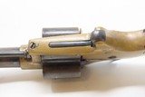 Rare LONDON CASED Antique COLT CLOVERLEAF .41 Cal. RF Spur Trigger Revolver SECOND YEAR “Jim Fisk” Model with .41 Caliber Ammo - 19 of 24