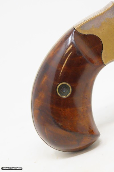 Rare LONDON CASED Antique COLT CLOVERLEAF .41 Cal. RF Spur Trigger Revolver SECOND YEAR “Jim Fisk” Model with .41 Caliber Ammo - Image 22 of 24