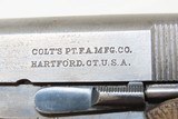 WORLD WAR I U.S. ARMY Marked COLT Model 1911 .45 Cal. Semi-Auto Pistol C&Rw/ US ENGER-KRESS LEATHER HOLSTER - 10 of 25
