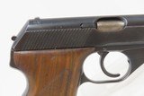 World War II POLICE MARKED German MAUSER Model HSc 7.65x17mm .32 Pistol C&REAGLE/L with Altered Leather Shoulder Holster - 18 of 19