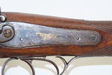 Belgian DOUBLE BARREL Rifle & Shotgun Hammer CAPE GUN C&R Engraved GOLD
Underlever 12 Gauge & .38 (9.6mm) - 6 of 20
