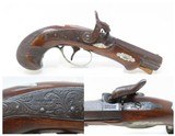 F.H. CLARK Nashville TN Retailed Antique HENRY DERINGER Pistol Philadelphia .45 Caliber Pocket Sidearm Shipped South - 1 of 18