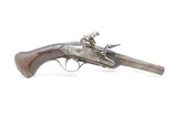 BRACE of ENGRAVED EUROPEAN FLINTLOCK Coat Pistols Antique Gold Inlaid .4818th Century Sidearms for Self-Defense - 3 of 25