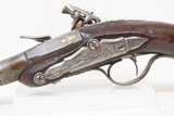 BRACE of ENGRAVED EUROPEAN FLINTLOCK Coat Pistols Antique Gold Inlaid .4818th Century Sidearms for Self-Defense - 16 of 25