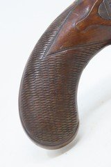 ENGRAVED Antique SMITH Marked British .60 Cal. FLINTLOCK COAT/BELT PistolEarly 19th Century Self Defense Weapon - 3 of 19