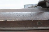 ENGRAVED Antique SMITH Marked British .60 Cal. FLINTLOCK COAT/BELT PistolEarly 19th Century Self Defense Weapon - 11 of 19