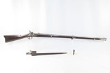 Antique CIVIL WAR Springfield U.S. Model 1863 .58 Cal. Perc. RIFLE-MUSKETMade at the SPRINGFIELD ARMORY w/BAYONET & SCABBARD - 2 of 22