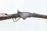 Mid-CIVIL WAR Antique SPENCER REPEATING RIFLE CO. .52 Cal. Military Rifle
Early Repeater Famous During Civil War & Wild West - 4 of 18