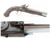 BRITISH Antique FLINTLOCK Pistol by George REDDELL 65 Cal Piccadilly London Early 19th Century Belt Pistol