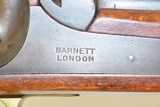 Antique BARNETT COMMERCIAL Pattern ARTILLERY Rifled Carbine LONDON Civil War Period Handy Rifle, Very Clean - 7 of 20