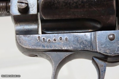 Antique COLT LONDON Model 1878 .455 Caliber Revolver with PALL MALL ADDRESS SCARCE 1880s Double Action in .455 Eley Caliber - Image 6 of 19
