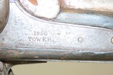 1856 CIVIL WAR Era Antique “TOWER” Marked ENFIELD Pattern 1853 Rifle-Musket Civil War-Era Rifle-Musket Dated “1856” w/SLING - 6 of 20