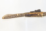 Antique MOROCCAN/NORTH ARFICAN Style .70 Caliber FLINTLOCK Decorated Musket Unique Flintlock Musket from the Middle East - 8 of 18