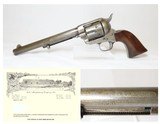 LETTERED c1879 mfrd. NY SHIPPED Antique BLACK POWDER Colt SAA in .44-40 WCF Frontier Six-Shooter Etched Panel - 1 of 21