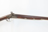 Antique HOLLIS & SHEATH British PERCUSSION Double Barrel 14 Gauge ShotgunCIVIL WAR Era SCATTER GUN By Prolific ISAAC HOLLIS - 18 of 21