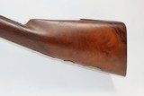 Antique HOLLIS & SHEATH British PERCUSSION Double Barrel 14 Gauge ShotgunCIVIL WAR Era SCATTER GUN By Prolific ISAAC HOLLIS - 3 of 21