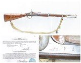 1856 Antique ENFIELD Pattern 1853 PERCUSSION Smoothbored ARTILLERY CarbineWith U.S. Armed Forces “BRING BACK” Paper & SLING - 1 of 22