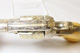 c1906 mfrd. COLT BISLEY Model SINGLE ACTION ARMY .41 Colt Revolver SAA Gold Engraved with Gilt Finish - 8 of 22