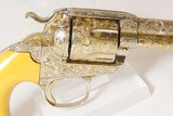 c1906 mfrd. COLT BISLEY Model SINGLE ACTION ARMY .41 Colt Revolver SAA Gold Engraved with Gilt Finish - 21 of 22